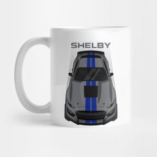 Ford Mustang Shelby GT500 2020-2021 - Magnetic Grey - Blue Stripes Mug